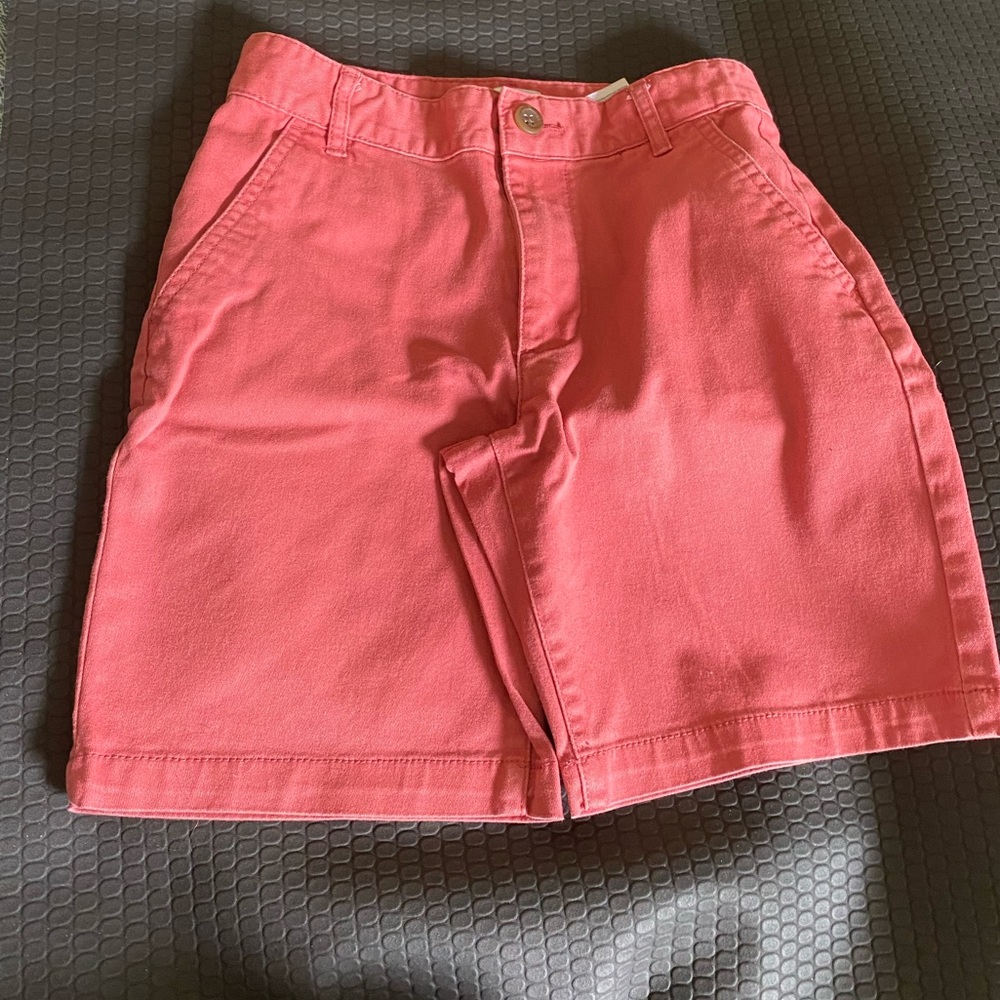 Boys Coral Twill Shorts
